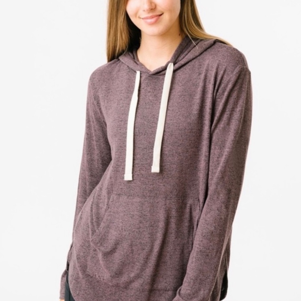 Zyia purple boyfriend hoodie